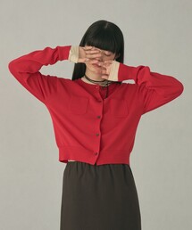 EMMEL REFINES | ＜EMMEL REFINES＞EM ポケット ミニ カーディガン(カーディガン/ボレロ)