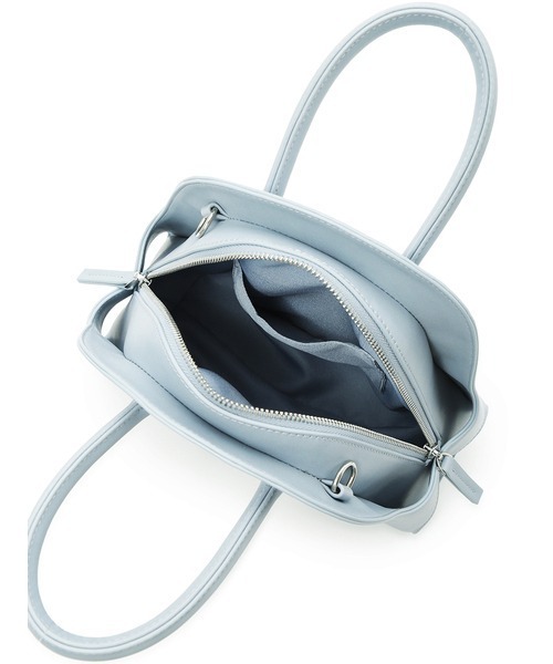 emmi（エミ）の「フェイクレザーラウンドボストンバッグ（ショルダー