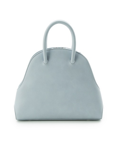 emmi（エミ）の「フェイクレザーラウンドボストンバッグ（ショルダー