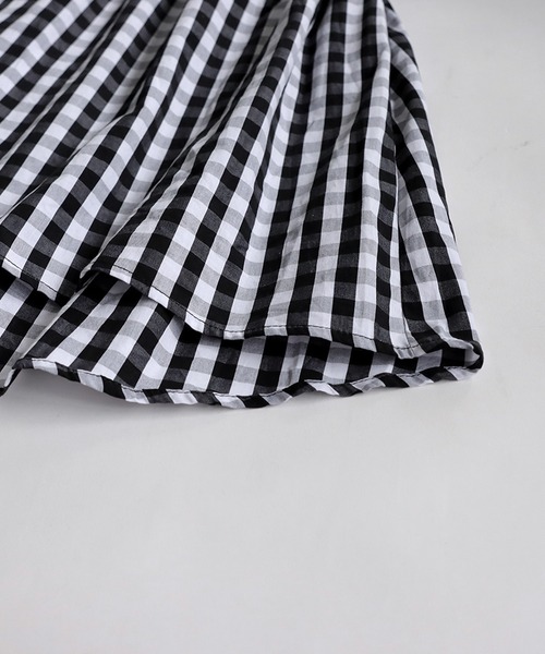 antiqua(アンティカ)の「チェック柄ボリュームシャツ(シャツ/ブラウス・レディース・ブラック・ONESIZE)」の19枚目の写真