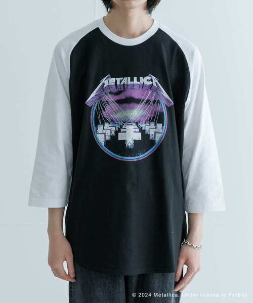 URBAN RESEARCH（アーバンリサーチ）の「URBAN RESEARCH iD　METALLICA RAGLAN T-SHIRTS（Tシャツ/カットソー・メンズ・ホワイト/ブラック・MEDIUM/LARGE）」の2枚目の写真