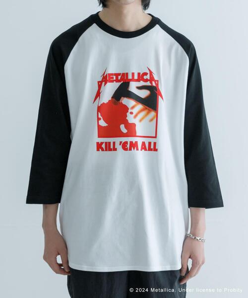 URBAN RESEARCH（アーバンリサーチ）の「URBAN RESEARCH iD　METALLICA RAGLAN T-SHIRTS（Tシャツ/カットソー・メンズ・ホワイト/ブラック・MEDIUM/LARGE）」の5枚目の写真