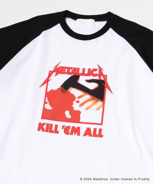 URBAN RESEARCH（アーバンリサーチ）の「URBAN RESEARCH iD　METALLICA RAGLAN T-SHIRTS（Tシャツ/カットソー・メンズ・ホワイト/ブラック・MEDIUM/LARGE）」の9枚目の写真