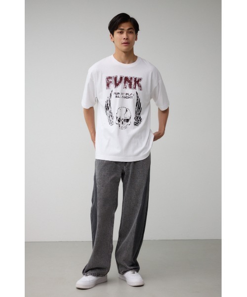 AZUL by moussy（アズールバイマウジー）の「AZUL DENIMサークルブリーチワイド（デニムパンツ・メンズ・ライトブラック/ライトブルー・MEDIUM/LARGE）」の20枚目の写真