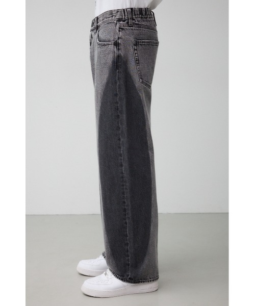 AZUL by moussy（アズールバイマウジー）の「AZUL DENIMサークルブリーチワイド（デニムパンツ・メンズ・ライトブラック/ライトブルー・MEDIUM/LARGE）」の17枚目の写真
