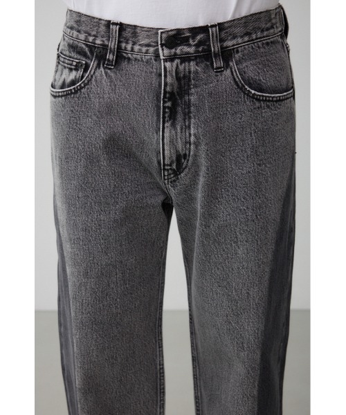 AZUL by moussy（アズールバイマウジー）の「AZUL DENIMサークルブリーチワイド（デニムパンツ・メンズ・ライトブラック/ライトブルー・MEDIUM/LARGE）」の15枚目の写真