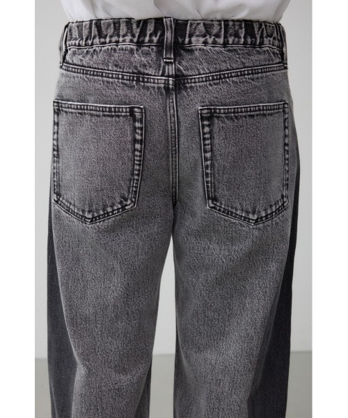 AZUL by moussy（アズールバイマウジー）の「AZUL DENIMサークルブリーチワイド（デニムパンツ・メンズ・ライトブラック/ライトブルー・MEDIUM/LARGE）」の14枚目の写真