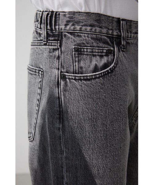 AZUL by moussy（アズールバイマウジー）の「AZUL DENIMサークルブリーチワイド（デニムパンツ・メンズ・ライトブラック/ライトブルー・MEDIUM/LARGE）」の13枚目の写真