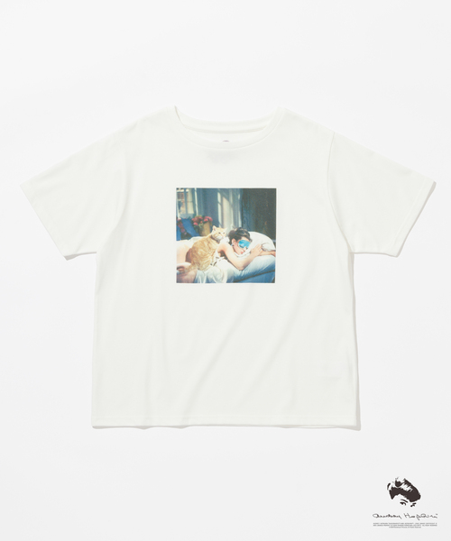 ROPE' PICNIC(ロペピクニック)の「【販売終了】【AUDREY HEPBURN COLLECTION BY JUN】フォトプリントTシャツ(Tシャツ/カットソー・レディース・ブラック/ホワイト系その他2/ホワイト系その他・38)」の13枚目の写真