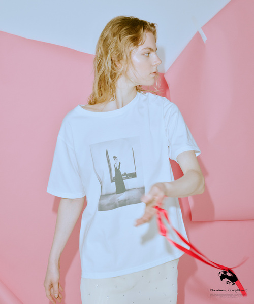 ROPE' PICNIC(ロペピクニック)の「【販売終了】【AUDREY HEPBURN COLLECTION BY JUN】フォトプリントTシャツ(Tシャツ/カットソー・レディース・ブラック/ホワイト系その他2/ホワイト系その他・38)」の22枚目の写真