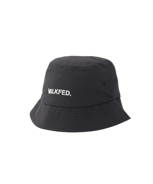 MILKFED.（ミルクフェド）の「STENCIL LOGO BUCKET HAT（ハット・レディース・ベージュ/ブラック/ライトブルー・ONE SIZE）」の5枚目の写真