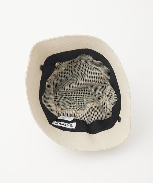 MILKFED.（ミルクフェド）の「STENCIL LOGO BUCKET HAT（ハット・レディース・ベージュ/ブラック/ライトブルー・ONE SIZE）」の13枚目の写真