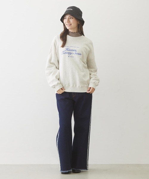 MILKFED.（ミルクフェド）の「STENCIL LOGO BUCKET HAT（ハット・レディース・ベージュ/ブラック/ライトブルー・ONE SIZE）」の19枚目の写真