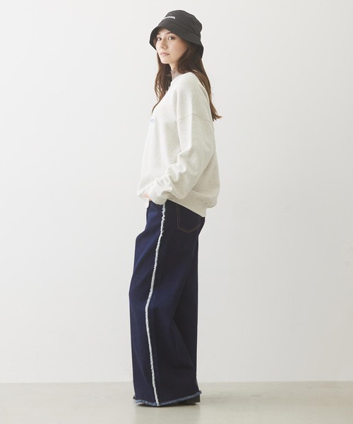 MILKFED.（ミルクフェド）の「STENCIL LOGO BUCKET HAT（ハット・レディース・ベージュ/ブラック/ライトブルー・ONE SIZE）」の20枚目の写真