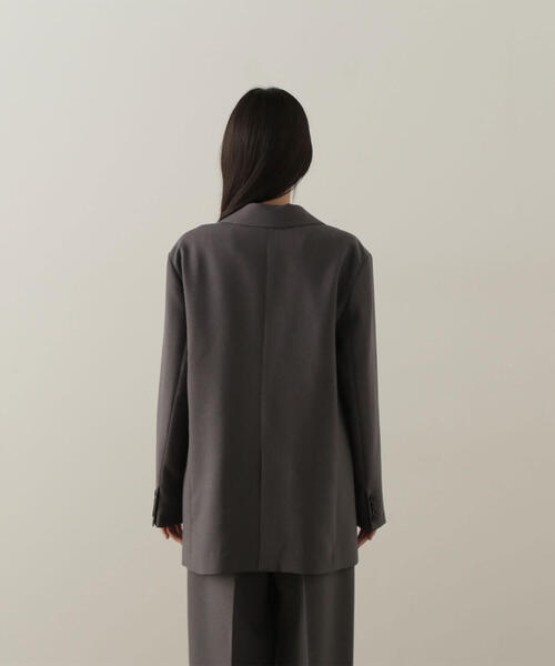 NATURAL BEAUTY BASIC(ナチュラルビューティーベーシック)の「◇シングルオーバージャケット(テーラードジャケット・レディース・チャコールグレー/キャメル・FREE)」の14枚目の写真