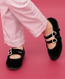 apres les cours | ハートビジューストラップシューズ(パンプス)