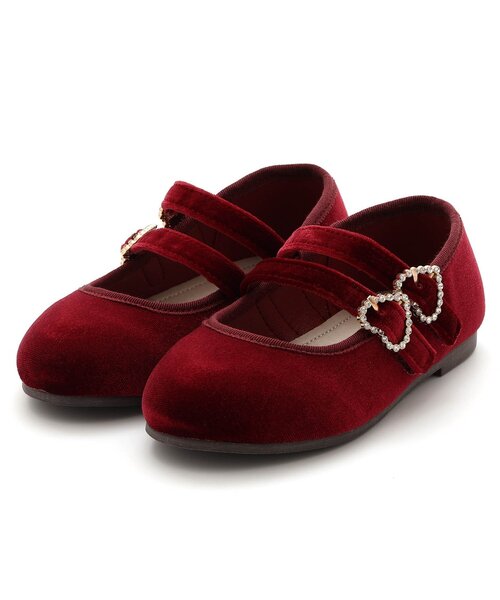 セール】ハートビジューストラップシューズ（パンプス）｜apres les