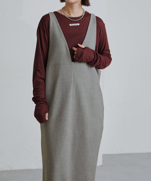 Omekashi（オメカシ）の「Nowhere シアーフライスプルオーバー（Tシャツ/カットソー・レディース・レッド系その他/ライトグレー/オレンジ/オフホワイト/ブルー/ブラック・FREE）」の13枚目の写真