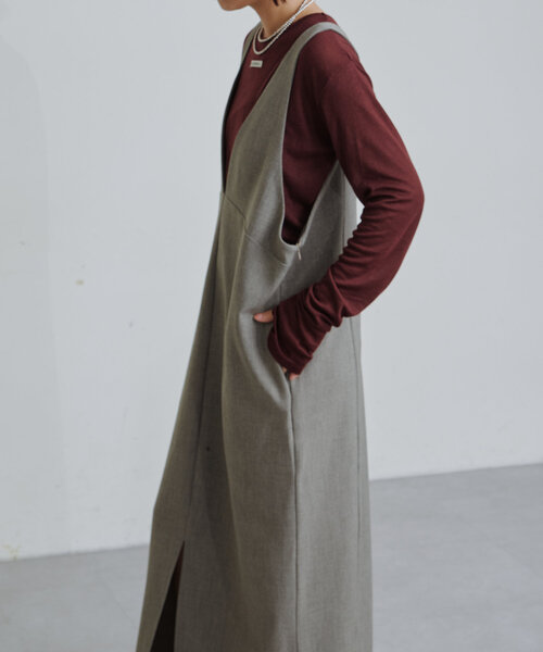 Omekashi（オメカシ）の「Nowhere シアーフライスプルオーバー（Tシャツ/カットソー・レディース・レッド系その他/ライトグレー/オレンジ/オフホワイト/ブルー/ブラック・FREE）」の15枚目の写真