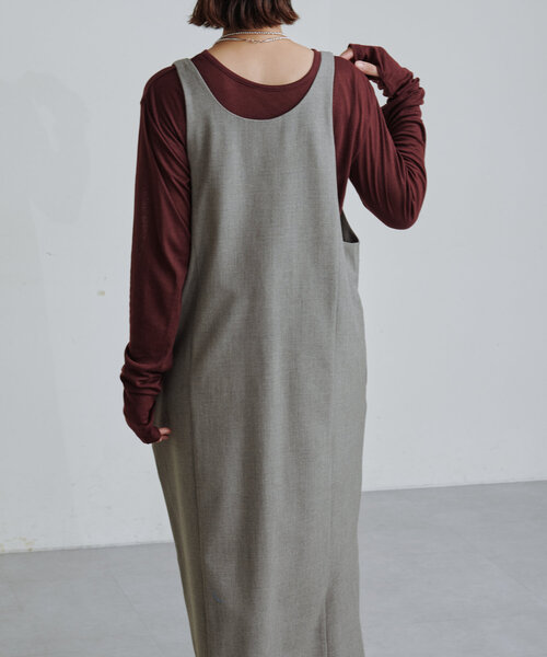 Omekashi（オメカシ）の「Nowhere シアーフライスプルオーバー（Tシャツ/カットソー・レディース・レッド系その他/ライトグレー/オレンジ/オフホワイト/ブルー/ブラック・FREE）」の16枚目の写真