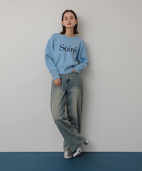 SENSE OF PLACE by URBAN RESEARCH(センスオブプレイスバイアーバンリサーチ)の「ロングレッグデニム(デニムパンツ・レディース・ライトインディゴブルー/ブラック・MEDIUM/SMALL)」の10枚目の写真