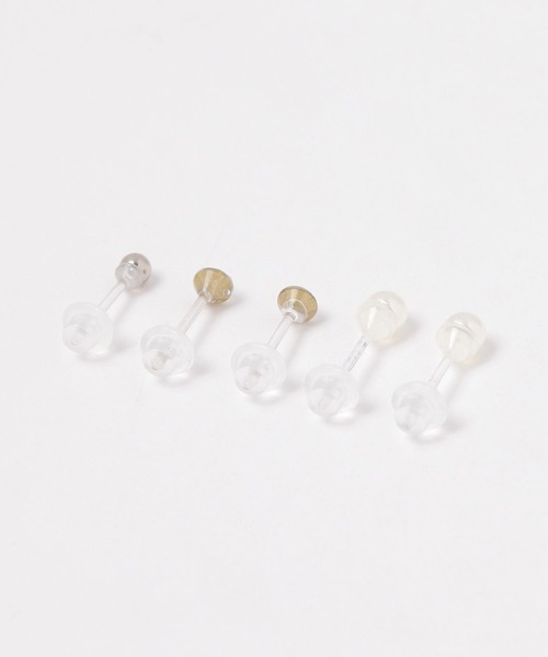 LAKOLE（ラコレ）の「パールビジュー樹脂ポストピアス5点セット / 139699（ピアス（両耳用）・レディース・その他1/その他2・FREE）」の3枚目の写真