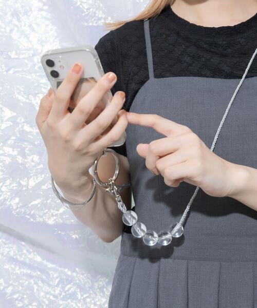 SMELLY(スメリー)の「my Choeae ball shoulder(スマホケース/カバー・レディース・グレー/シルバー・-)」の22枚目の写真