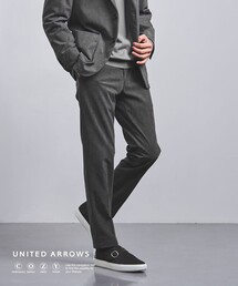 UNITED ARROWS | テック コーデュロイ ノープリーツ パンツ COZY- 撥水・ウォッシャブル・防しわ性（着用しわ）-(スーツパンツ)