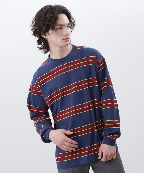 MANASTASH（マナスタッシュ）の「MANASTASH/マナスタッシュ　ABERDEEN L/S TEE/アバディーンロングスリーブT（Tシャツ/カットソー・メンズ・ブラック/ホワイト/ネイビー・L/XL/M/S）」の3枚目の写真