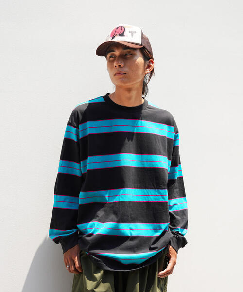 MANASTASH（マナスタッシュ）の「MANASTASH/マナスタッシュ　ABERDEEN L/S TEE/アバディーンロングスリーブT（Tシャツ/カットソー・メンズ・ブラック/ホワイト/ネイビー・L/XL/M/S）」の10枚目の写真