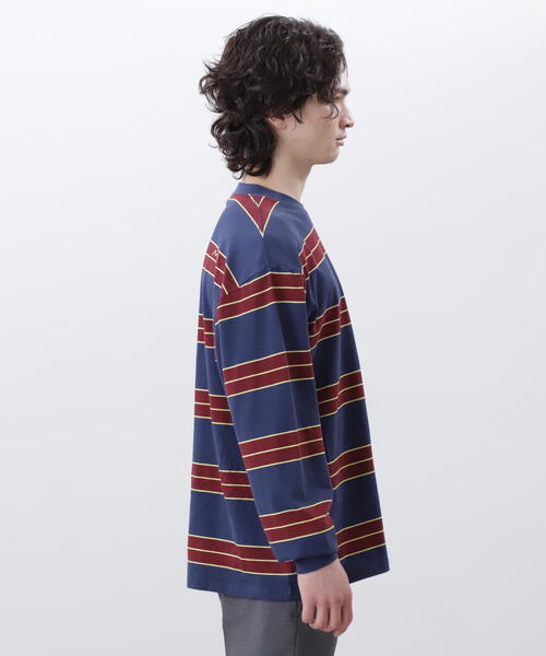 MANASTASH（マナスタッシュ）の「MANASTASH/マナスタッシュ　ABERDEEN L/S TEE/アバディーンロングスリーブT（Tシャツ/カットソー・メンズ・ブラック/ホワイト/ネイビー・L/XL/M/S）」の16枚目の写真