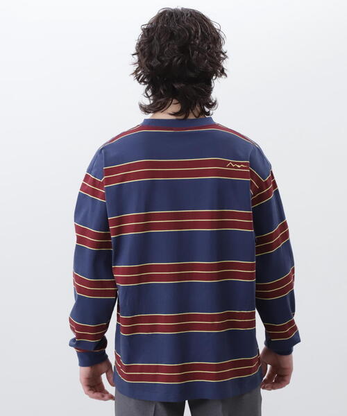 MANASTASH（マナスタッシュ）の「MANASTASH/マナスタッシュ　ABERDEEN L/S TEE/アバディーンロングスリーブT（Tシャツ/カットソー・メンズ・ブラック/ホワイト/ネイビー・L/XL/M/S）」の5枚目の写真