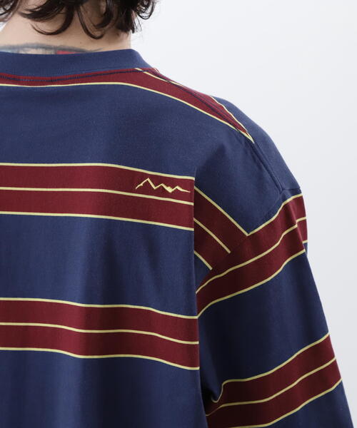 MANASTASH（マナスタッシュ）の「MANASTASH/マナスタッシュ　ABERDEEN L/S TEE/アバディーンロングスリーブT（Tシャツ/カットソー・メンズ・ブラック/ホワイト/ネイビー・L/XL/M/S）」の9枚目の写真