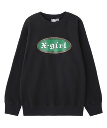 X-girl | CLASSIC OVAL LOGO SWEAT TOP(スウェット)
