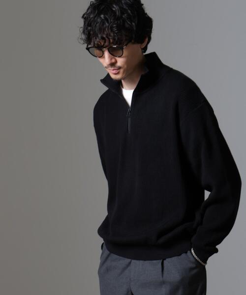 crepuscule(クレプスキュール)の「crepuscule/別注 ハーフジップ プルオーバー(その他トップス・メンズ・ホワイト/ブラック/ブラウン・1/2)」の6枚目の写真