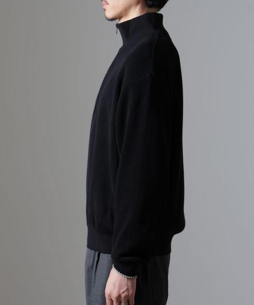 crepuscule(クレプスキュール)の「crepuscule/別注 ハーフジップ プルオーバー(その他トップス・メンズ・ホワイト/ブラック/ブラウン・1/2)」の11枚目の写真