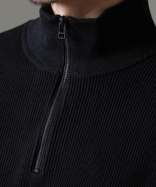crepuscule(クレプスキュール)の「crepuscule/別注 ハーフジップ プルオーバー(その他トップス・メンズ・ホワイト/ブラック/ブラウン・1/2)」の13枚目の写真
