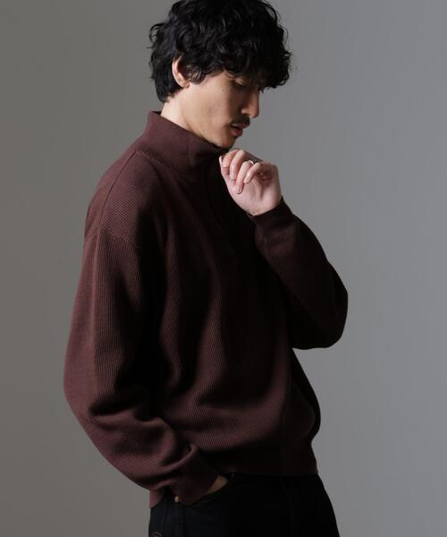 crepuscule(クレプスキュール)の「crepuscule/別注 ハーフジップ プルオーバー(その他トップス・メンズ・ホワイト/ブラック/ブラウン・1/2)」の17枚目の写真