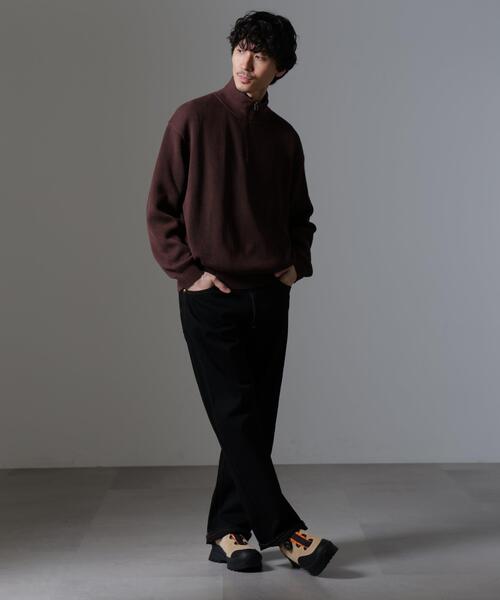 crepuscule(クレプスキュール)の「crepuscule/別注 ハーフジップ プルオーバー(その他トップス・メンズ・ホワイト/ブラック/ブラウン・1/2)」の21枚目の写真