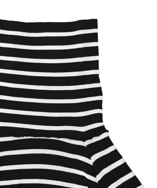 Narcissus（ナルシス）の「【Narcissus】ボーダーオフショルトップス（Tシャツ/カットソー・レディース・ホワイト/ブラック・FREE）」の16枚目の写真