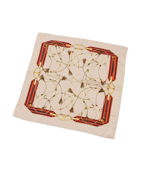 EDIT COLOGNE（エディットコロン）の「タッセルディティールスカーフ（ストール/ショール・レディース・ベージュ/ブラウン・ﾌﾘ-）」の4枚目の写真