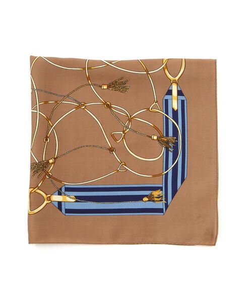 EDIT COLOGNE（エディットコロン）の「タッセルディティールスカーフ（ストール/ショール・レディース・ベージュ/ブラウン・ﾌﾘ-）」の7枚目の写真