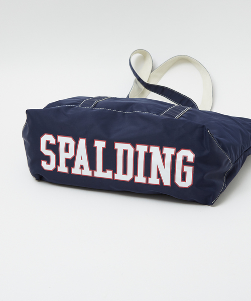 SPALDING（スポルディング）の「【SPALDING / スポルティング】 COLLEGE TOTE BAG（トートバッグ・メンズ・ワイン/ネイビー/ブラック・フリー）」の6枚目の写真
