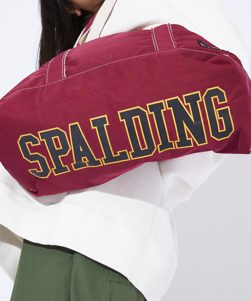 SPALDING（スポルディング）の「【SPALDING / スポルティング】 COLLEGE TOTE BAG（トートバッグ・メンズ・ワイン/ネイビー/ブラック・フリー）」の8枚目の写真