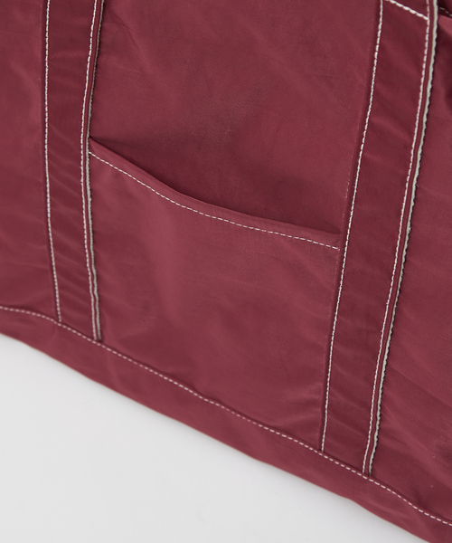 SPALDING（スポルディング）の「【SPALDING / スポルティング】 COLLEGE TOTE BAG（トートバッグ・メンズ・ワイン/ネイビー/ブラック・フリー）」の12枚目の写真