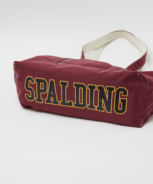 SPALDING（スポルディング）の「【SPALDING / スポルティング】 COLLEGE TOTE BAG（トートバッグ・メンズ・ワイン/ネイビー/ブラック・フリー）」の15枚目の写真