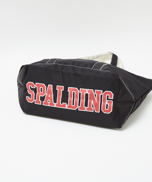 SPALDING（スポルディング）の「【SPALDING / スポルティング】 COLLEGE TOTE BAG（トートバッグ・メンズ・ワイン/ネイビー/ブラック・フリー）」の20枚目の写真