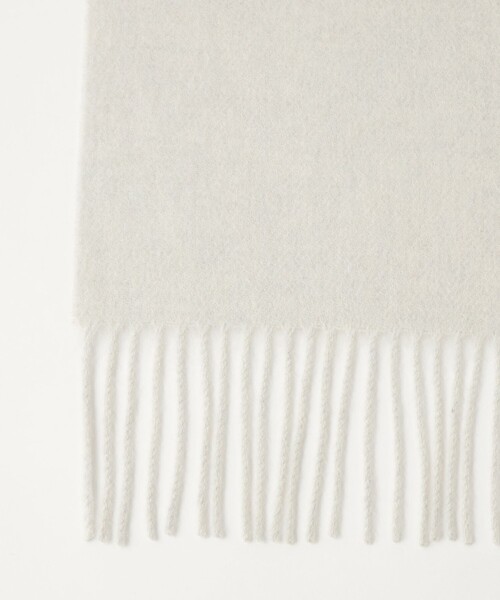 green label relaxing（グリーンレーベルリラクシング）の「ウールムジ ストール / マフラー（マフラー・レディース・ライトグレー/ダークグレー/ライトピンク/ライトブルー/オフホワイト・FREE）」の10枚目の写真