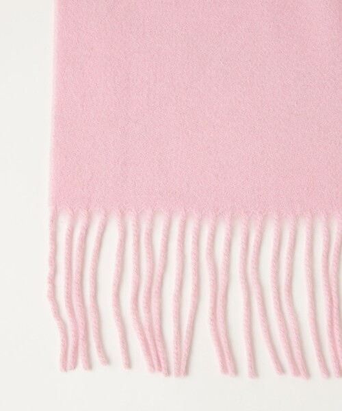 green label relaxing（グリーンレーベルリラクシング）の「ウールムジ ストール / マフラー（マフラー・レディース・ライトグレー/ダークグレー/ライトピンク/ライトブルー/オフホワイト・FREE）」の17枚目の写真