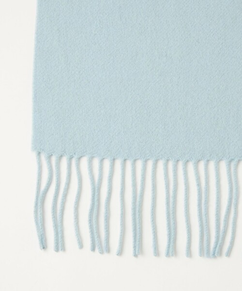 green label relaxing（グリーンレーベルリラクシング）の「ウールムジ ストール / マフラー（マフラー・レディース・ライトグレー/ダークグレー/ライトピンク/ライトブルー/オフホワイト・FREE）」の20枚目の写真